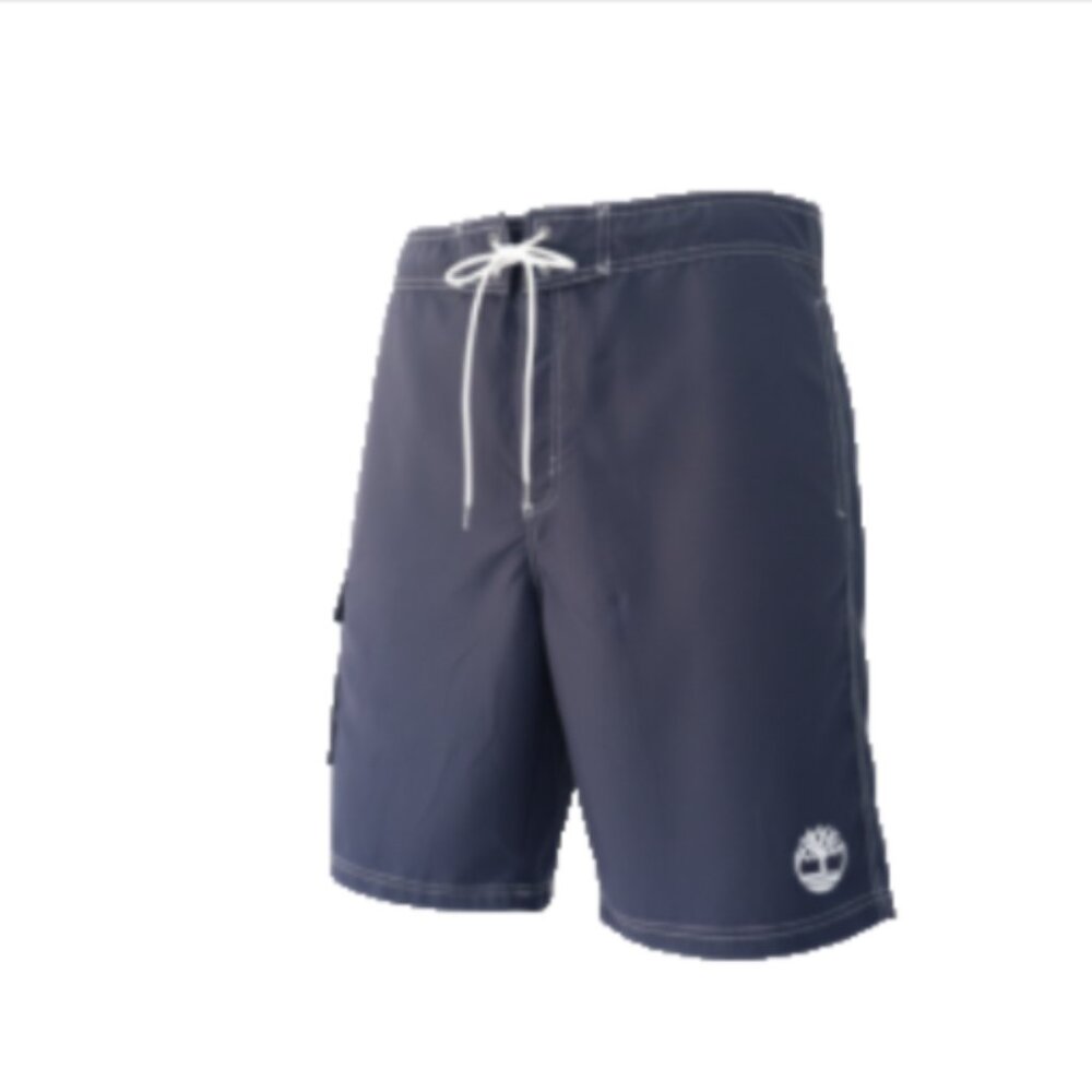 Men’s Timberland Swim Trunks XXL Navy Mesh Lined Cargo Pocket Board Shorts